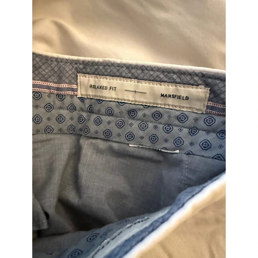 Ballin Mansfield‎ Pants Mens 38x28* Beige Relaxed Fit Pima Cotton Chino